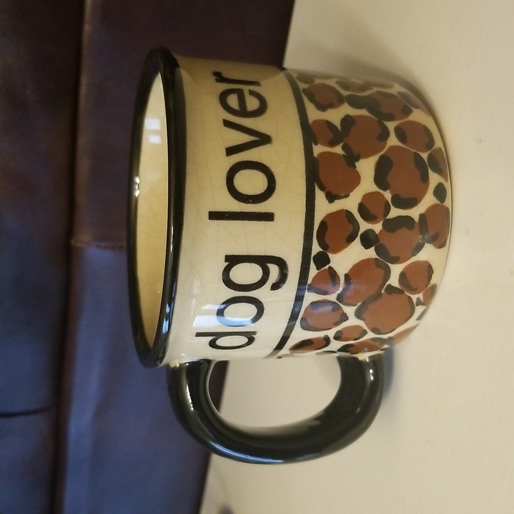 New, 🐶 Dog Lover/Leopard Print Mug